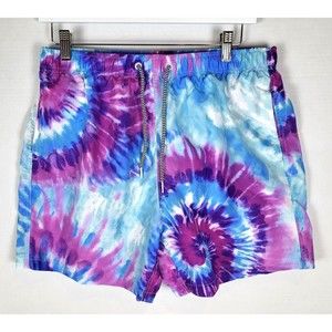 Boardies Apparel Tie Dye Swim Trunks Mens Large Lined